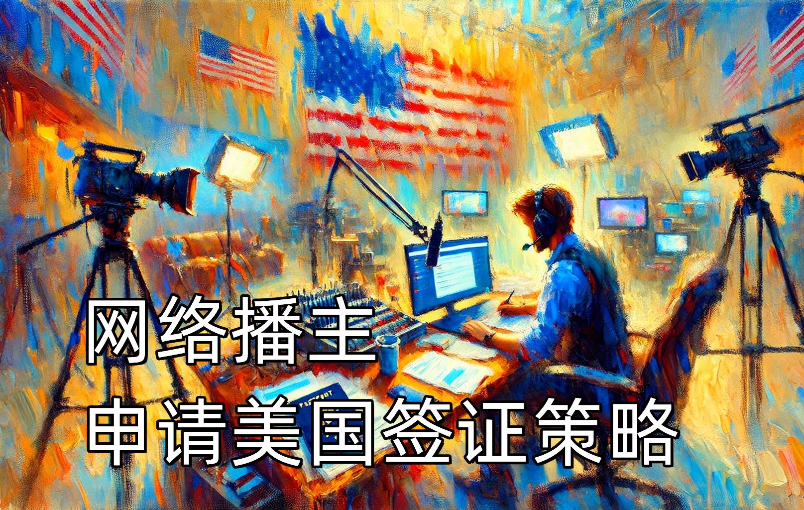 网络播主申请美国签证策略,隐藏自己,做好清理哔哩哔哩bilibili