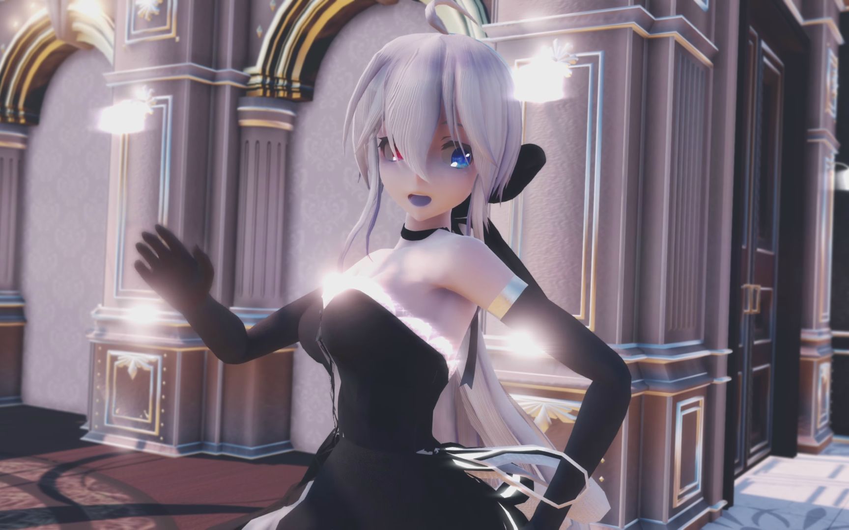 【mmd】弱音 haku ハク - reversible campaign 4k超清_哔哩哔哩 (゜