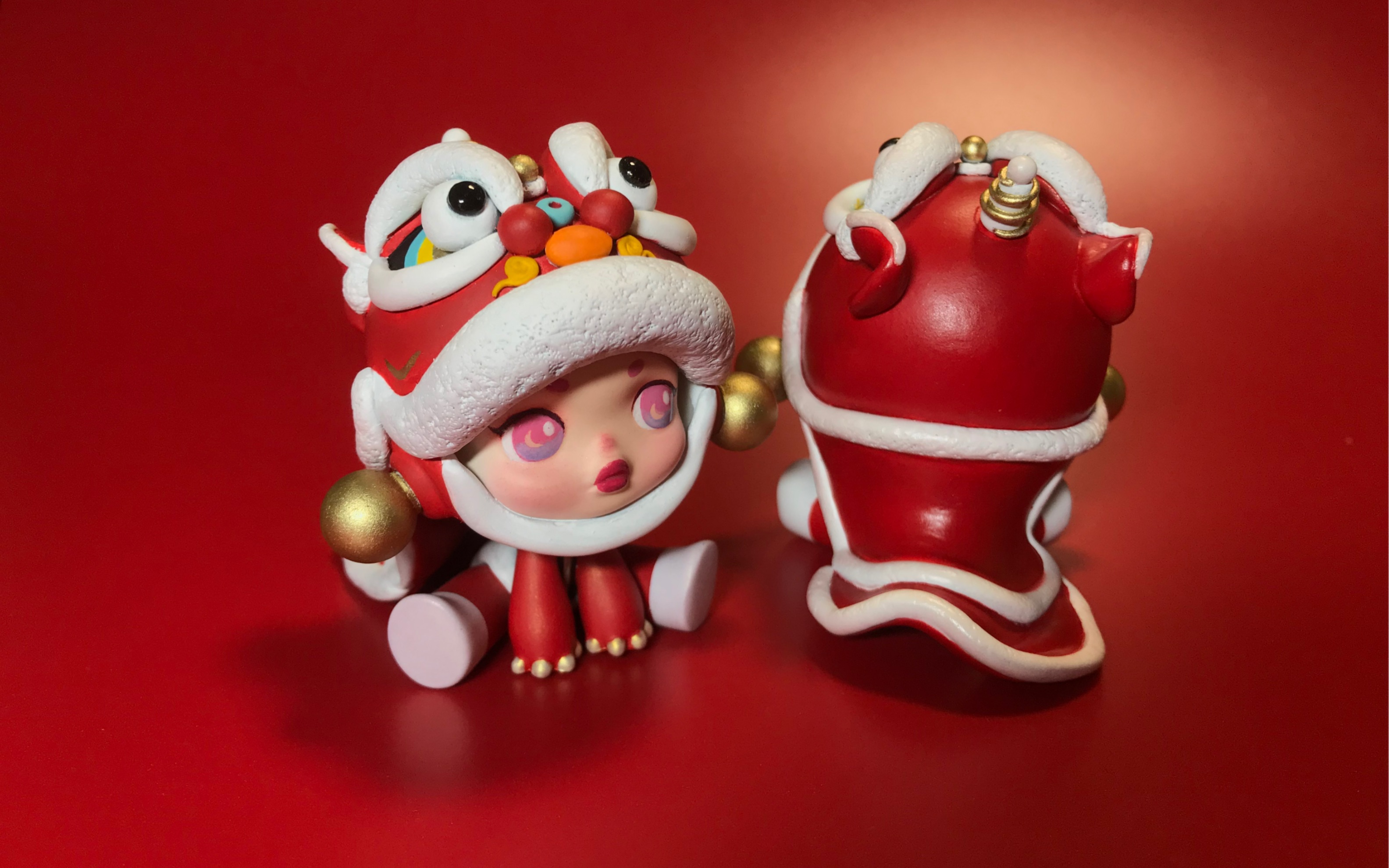 skullpanda密林古堡系列改娃骷髅改醒狮