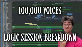 Скачать видео: 1034轨！Jacob Collier工程解析《100,000 Voices》Logic Session Breakdown（直播回放）