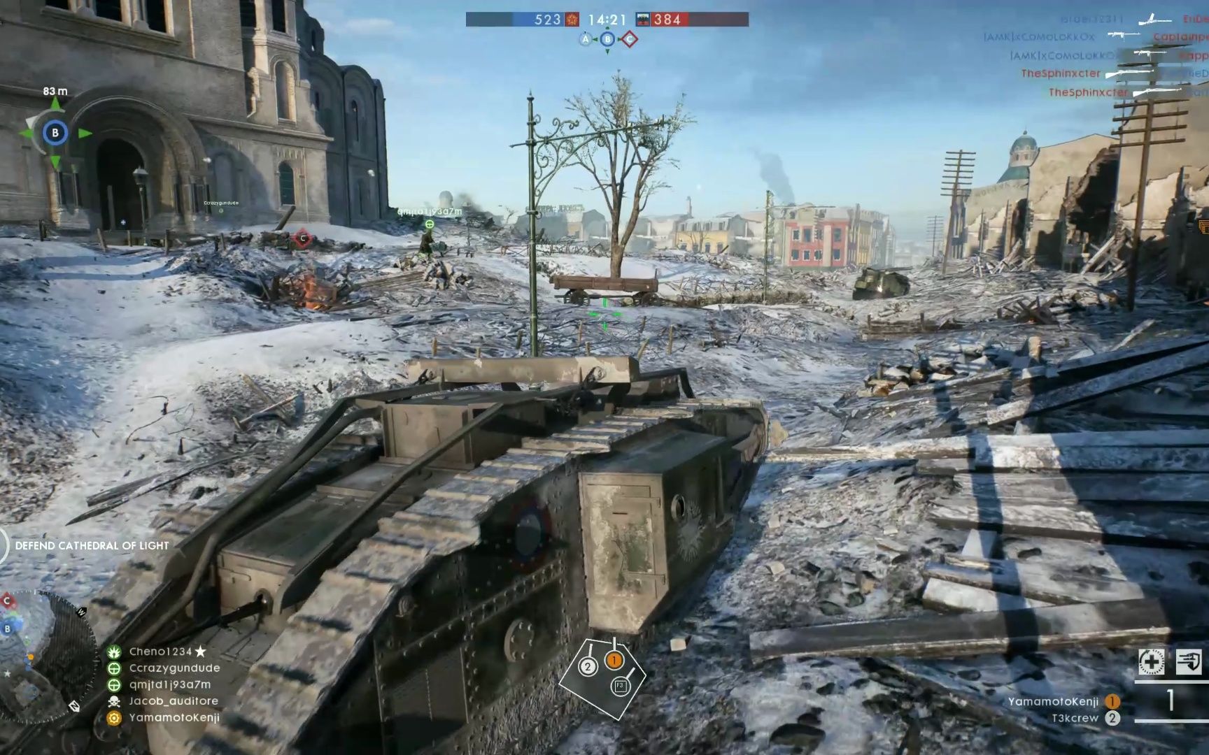 战地1 察里津 坦克猎手巡航坦克