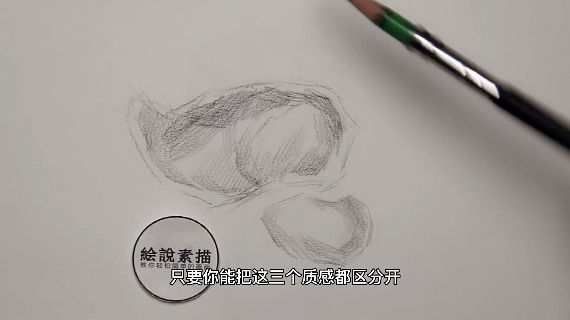 素描花生图片