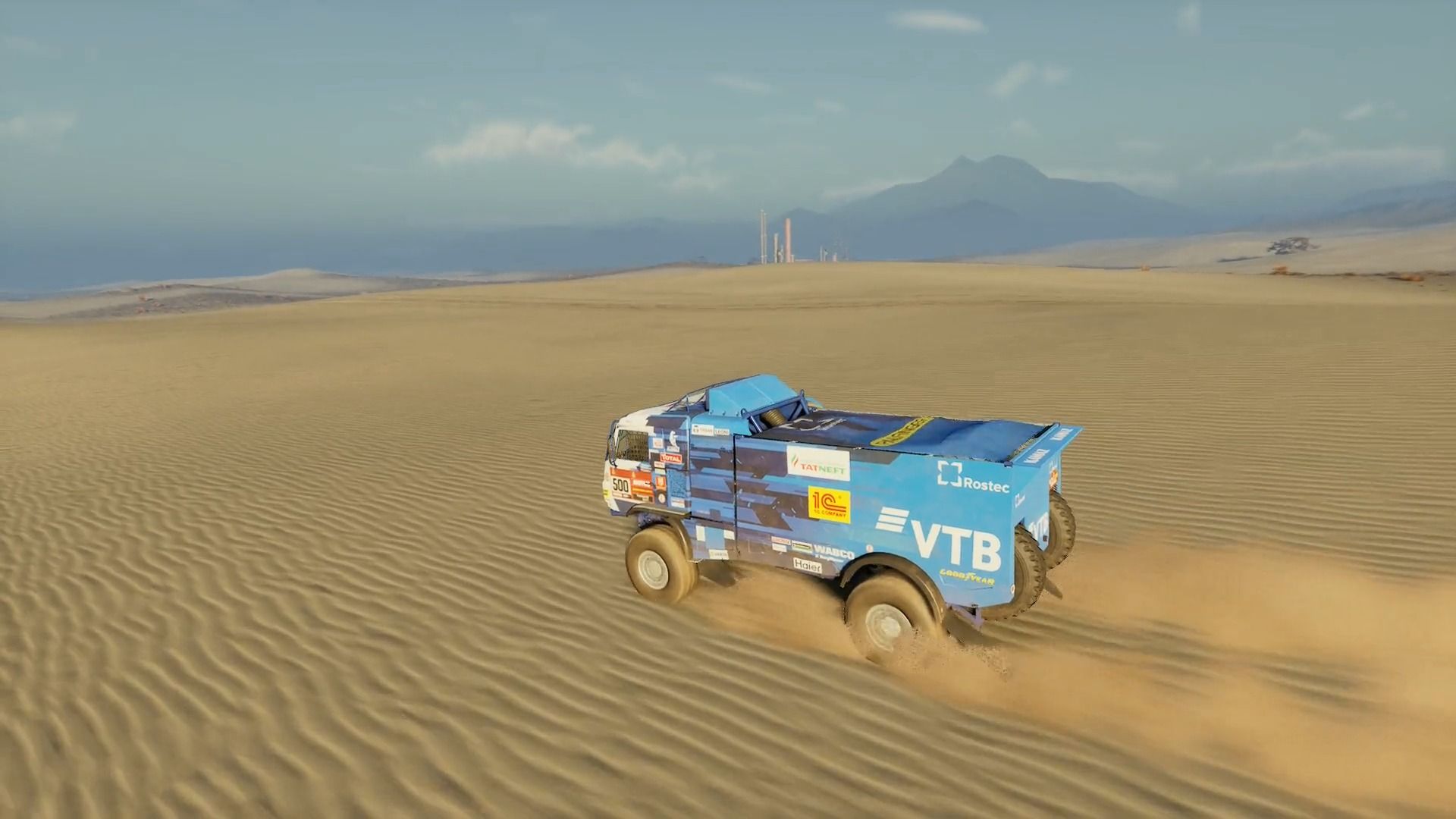 2020年达喀尔拉力赛(DAKAR DESERT RALLY游戏)第一赛段卡车组 卡马斯车队尼古拉耶夫车组集锦/车载镜头哔哩哔哩bilibili