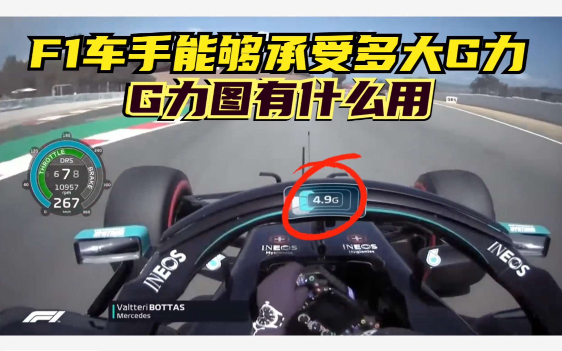 F1车手能够承受的最大G力是多少?G力图有什么用?哔哩哔哩bilibili