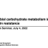 Gut microbial carbohydrate metabolism impacts host insulin r