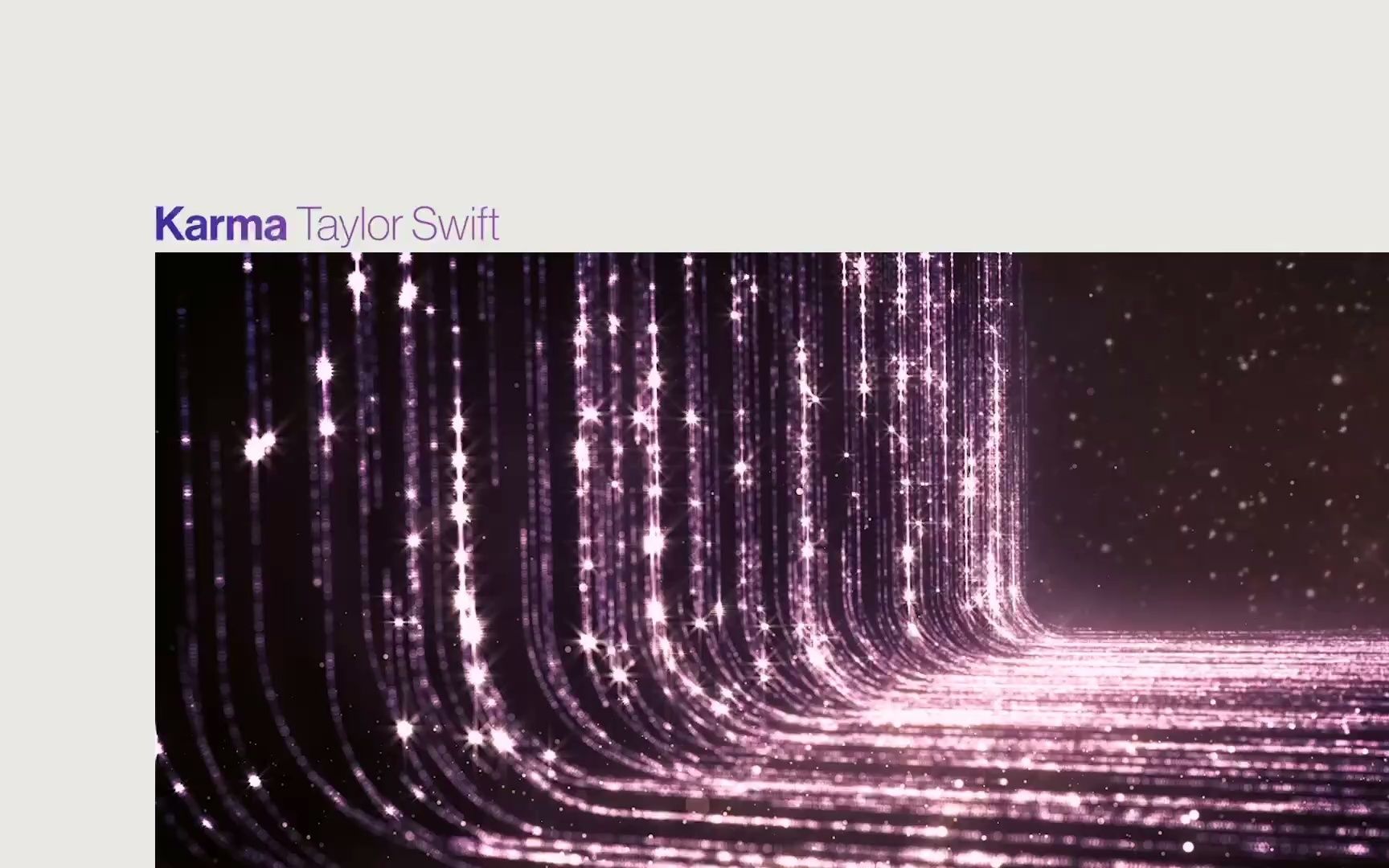 [图]Midnights歌词MV | Taylor Swift - Karma