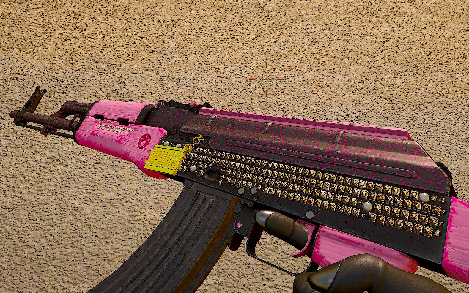 18岁 第一次玩粉色ak99