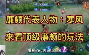 Descargar video: 廉颇代表人物寒风第一视角.让寒风教你怎么玩廉颇