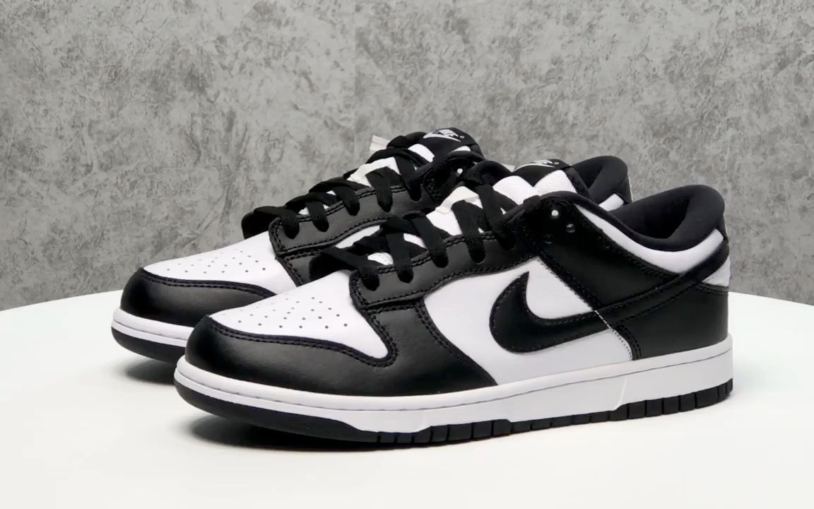 sb dunk low pro 黑白熊猫 货号:cu1726-001