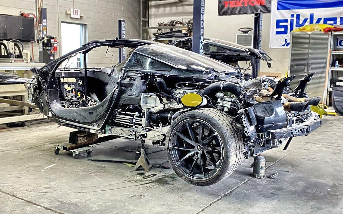 搬vtunedgarage翻新能换发动机了p7mclaren720s