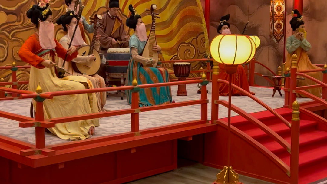 西安长安十二时辰室内景区表演片段