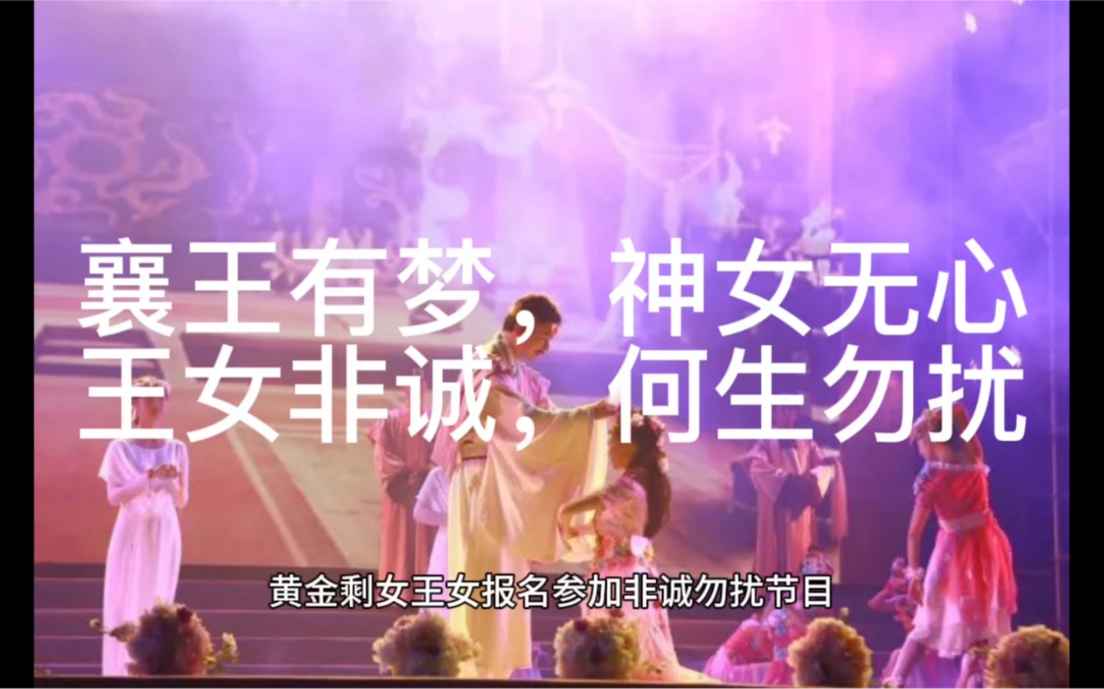 襄王有梦神女无心王女非诚何生勿扰