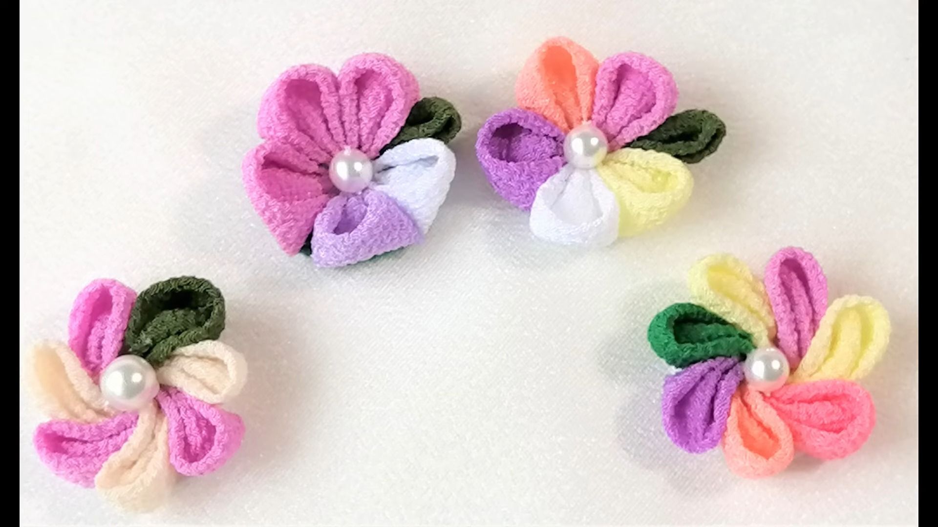 【丁寧な和暮らし】基础款五瓣花细工花制作教程79283号