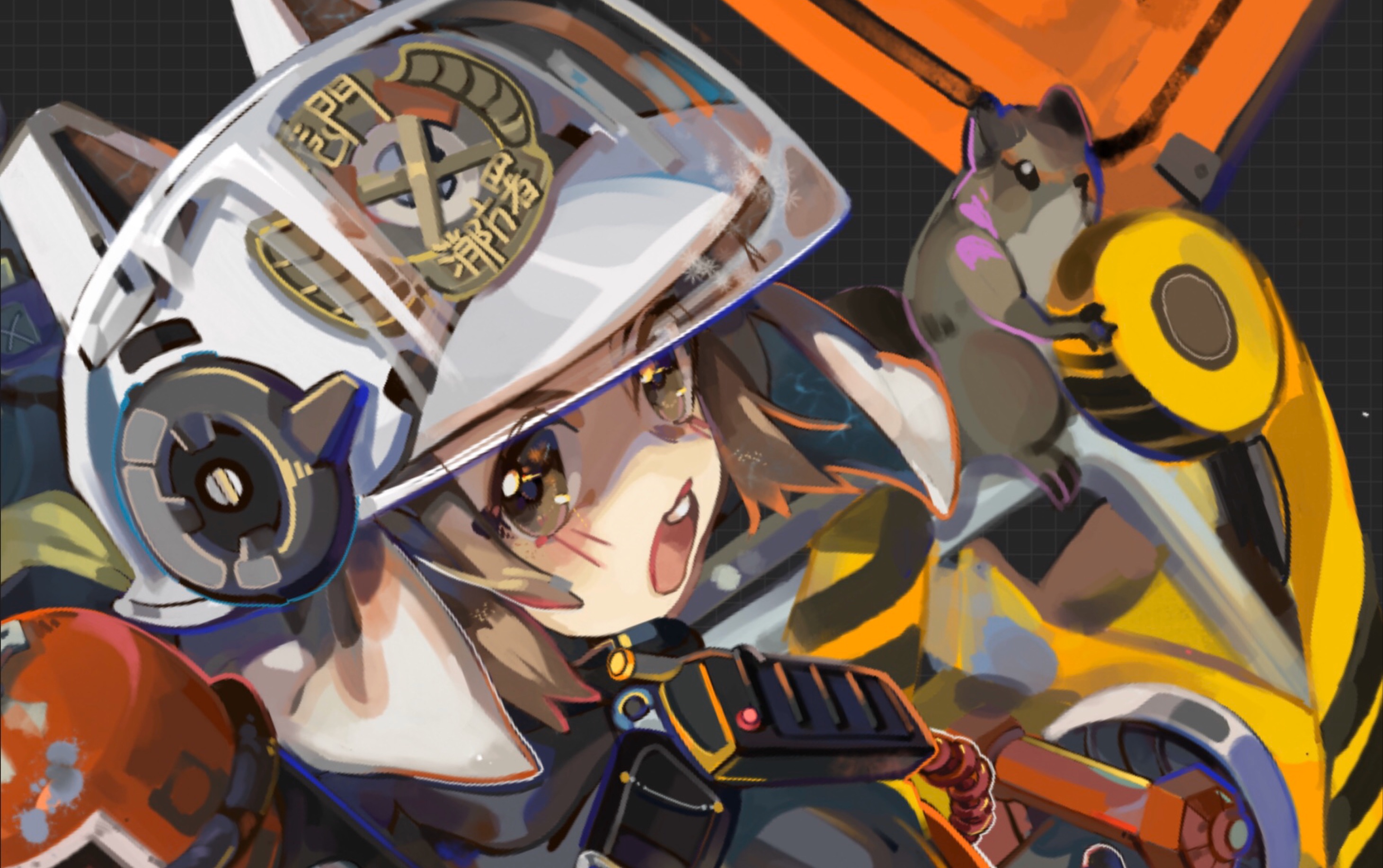 初投稿阿消的禁止通行记录去年第一张ipad绘画过程