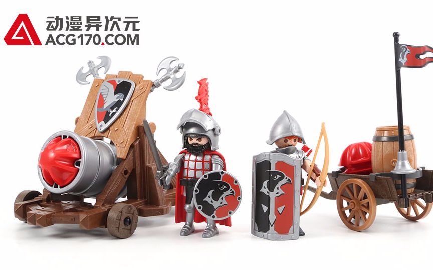 [图]【动漫异次元】摩比世界 Playmobil 中世纪骑士 6038 雄鹰骑士的战斗大炮