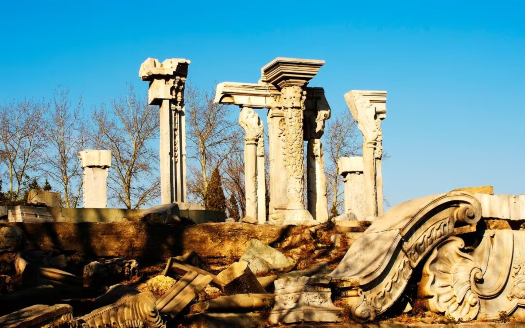 修复后的圆明园