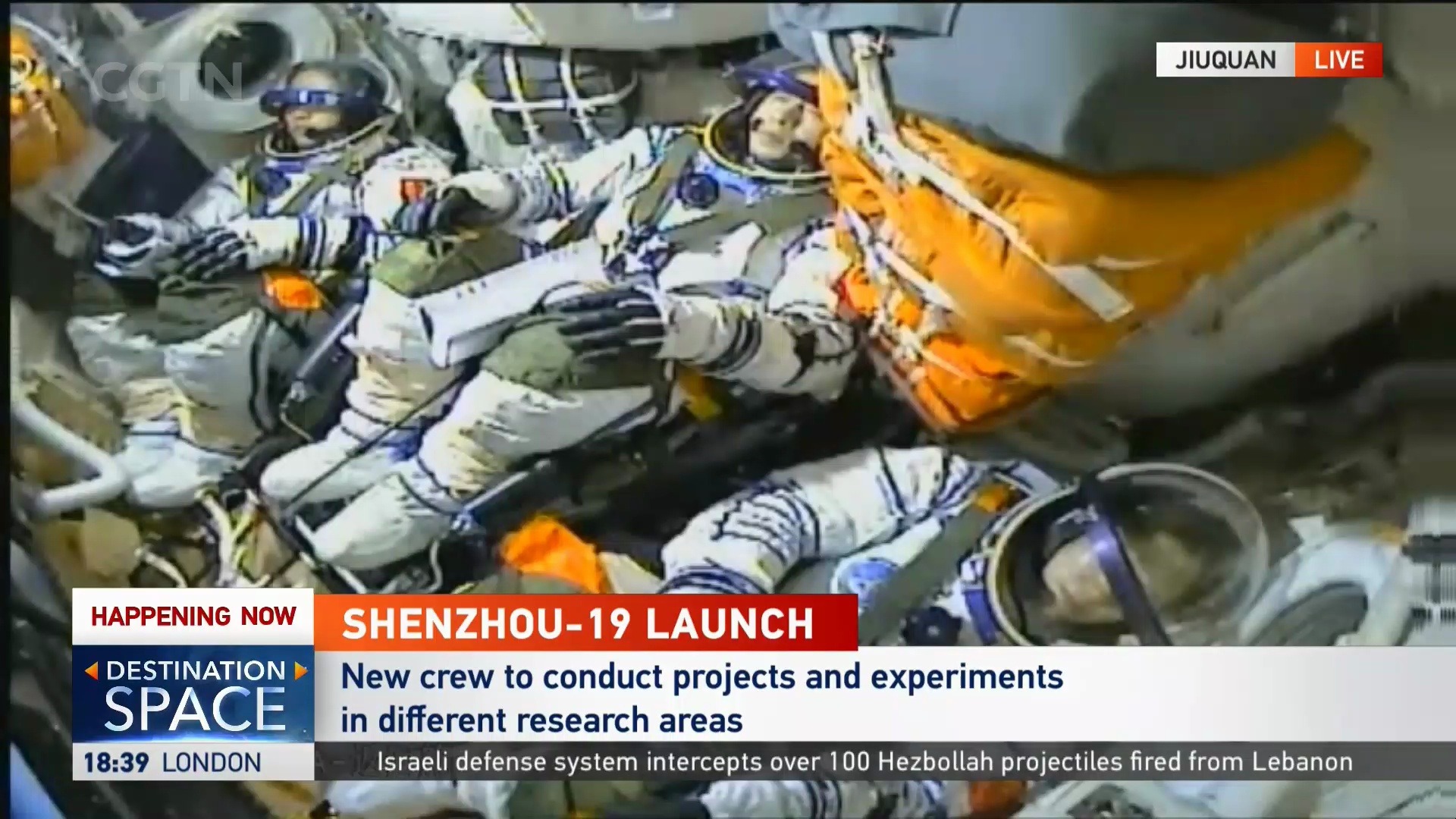 【CGTN/HD】神舟十九号载人飞船发射特别节目(China's Shenzhou19 crewed spaceship launch)哔哩哔哩bilibili