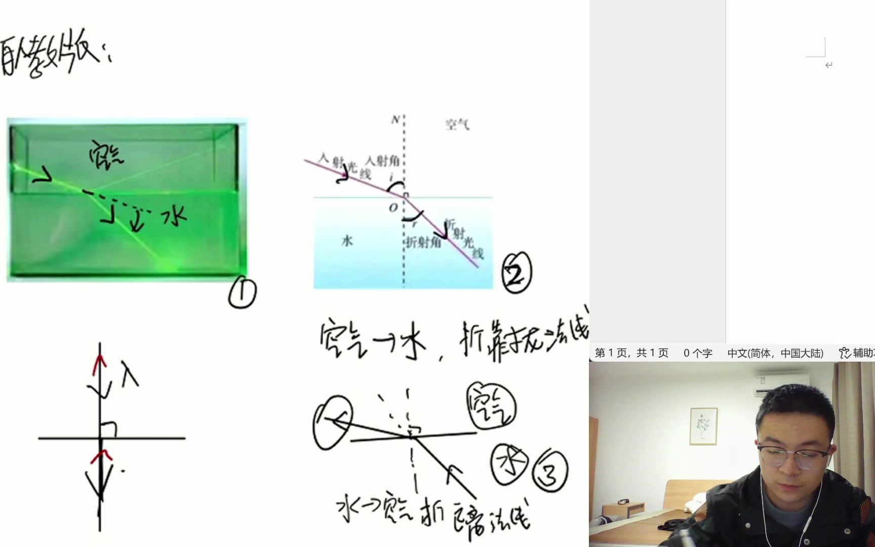 初二上 光学 光的折射哔哩哔哩bilibili