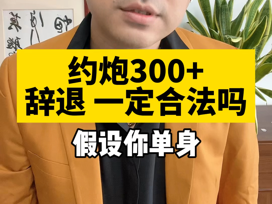 约炮300+ 被辞合法吗?还真不一定!哔哩哔哩bilibili