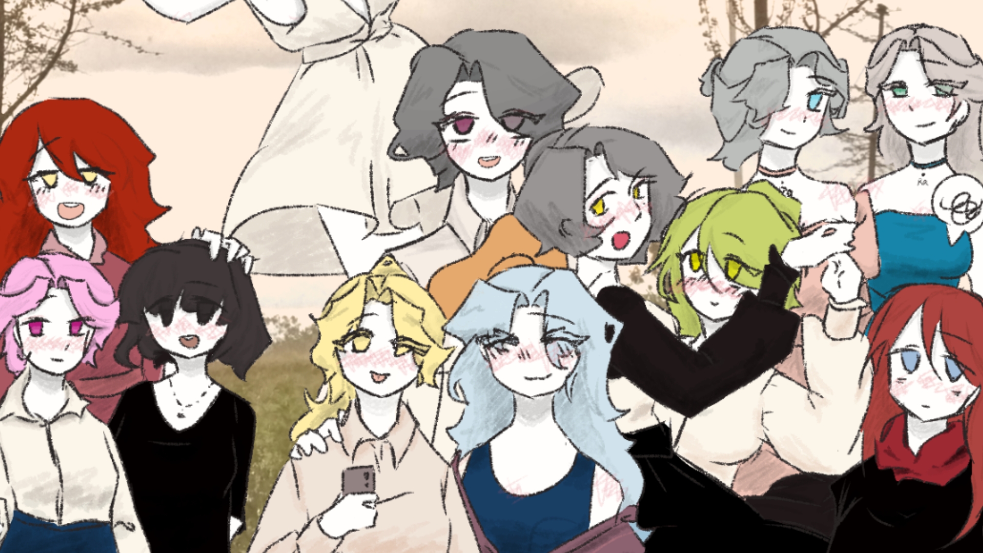 【化学元素拟人/绘画过程】很崩的一个过程