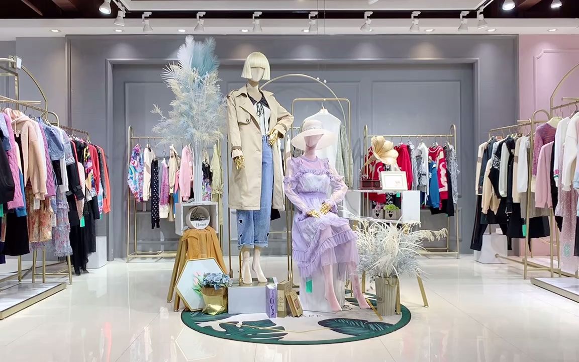 品牌折扣女装马克华菲批发走份,纳薇专柜货源,直播尾货