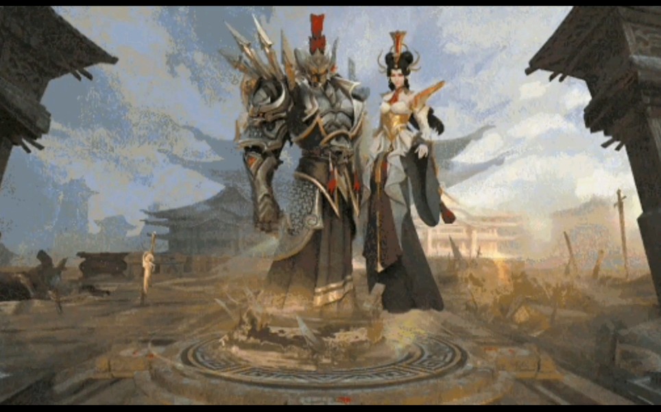 干将莫邪fmvp皮肤久胜战神回城特效久诚坐上了干将肩膀