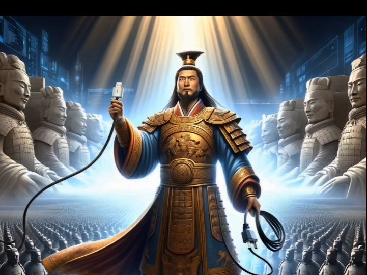 gpt:当秦始皇穿越回现代