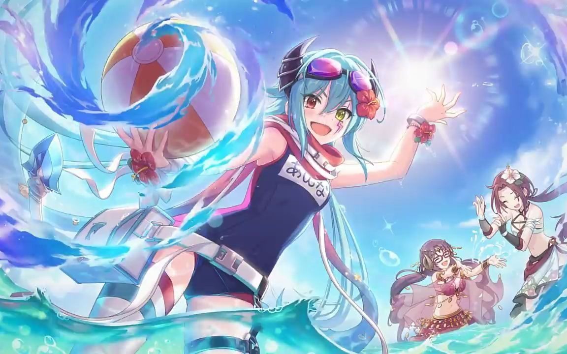 【转载】活动赠送角色泳装中二角色介绍,中二贫乳死库水的组合果然太