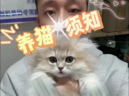 下载视频: 养猫人必须要知道的几件事。