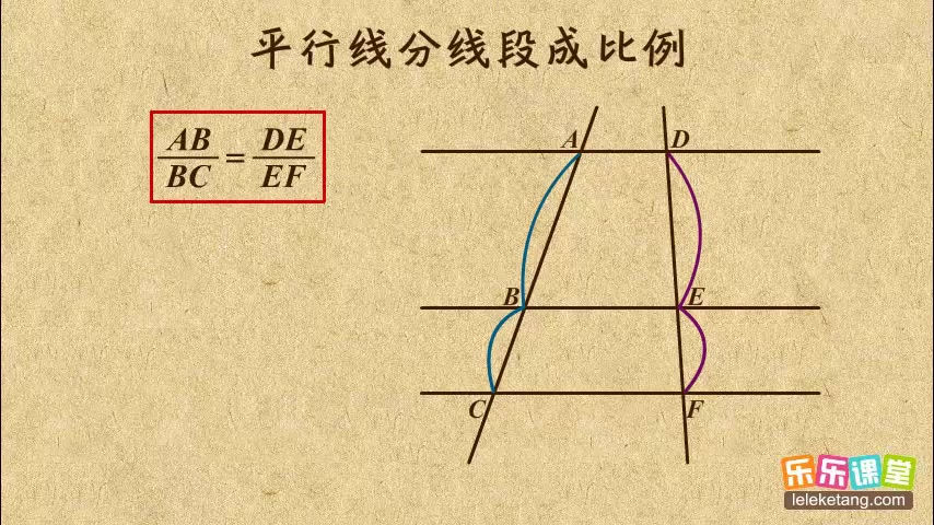 [图]秒杀名师 初中数学九年级下册 平行线分线段成比例