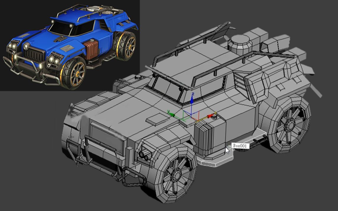 【3dmax建模】超详细的汽车模型制作过程,从box开始,完整的汽车模型布线教程哔哩哔哩bilibili