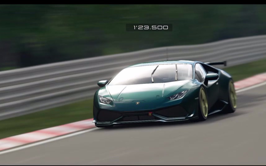 【gtsport】个人最喜欢的gt4组别赛车 兰博基尼胡乱砍 纽北6分48秒