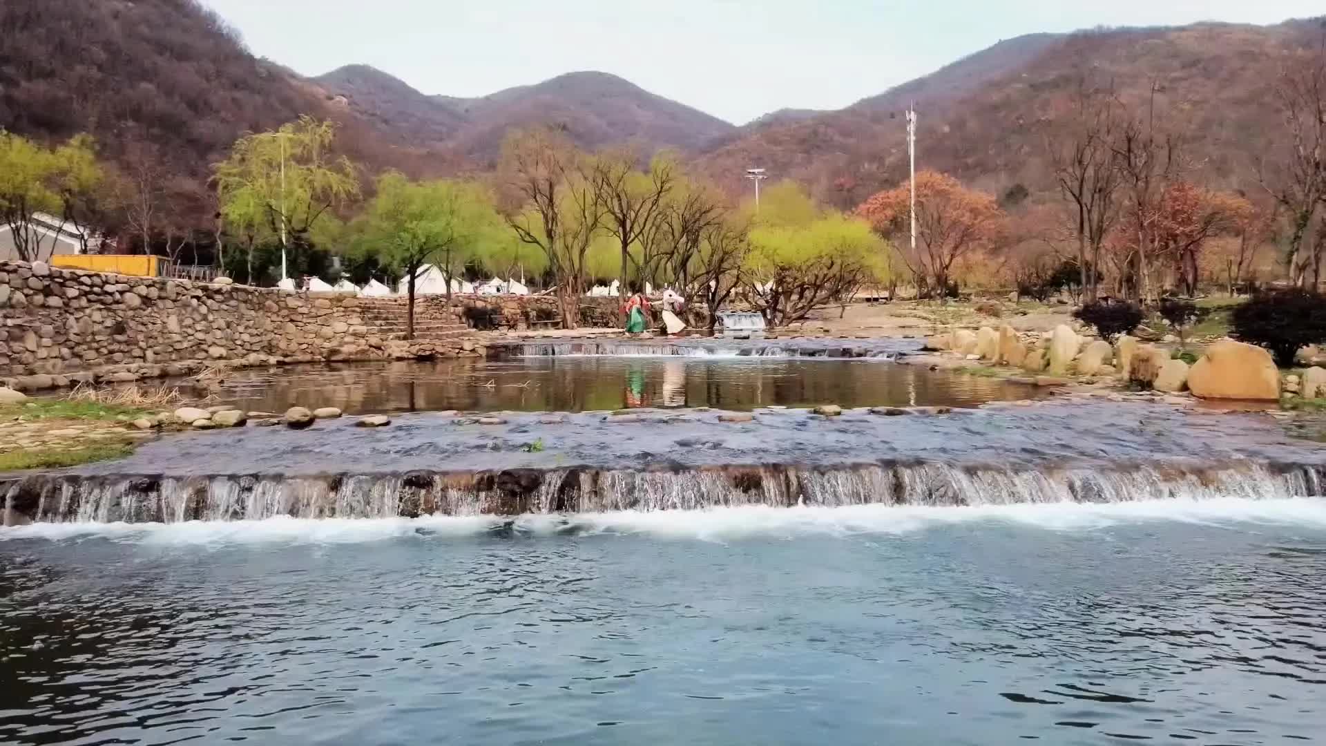 武汉周边最原生态的踏青露营好去处,大山溪谷里的世外桃源