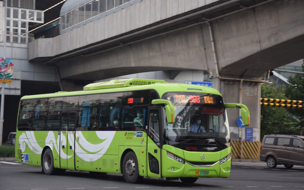 【公交pov-198】北京公交993路原速(地铁西红门站-窦店汽车站)方向,第