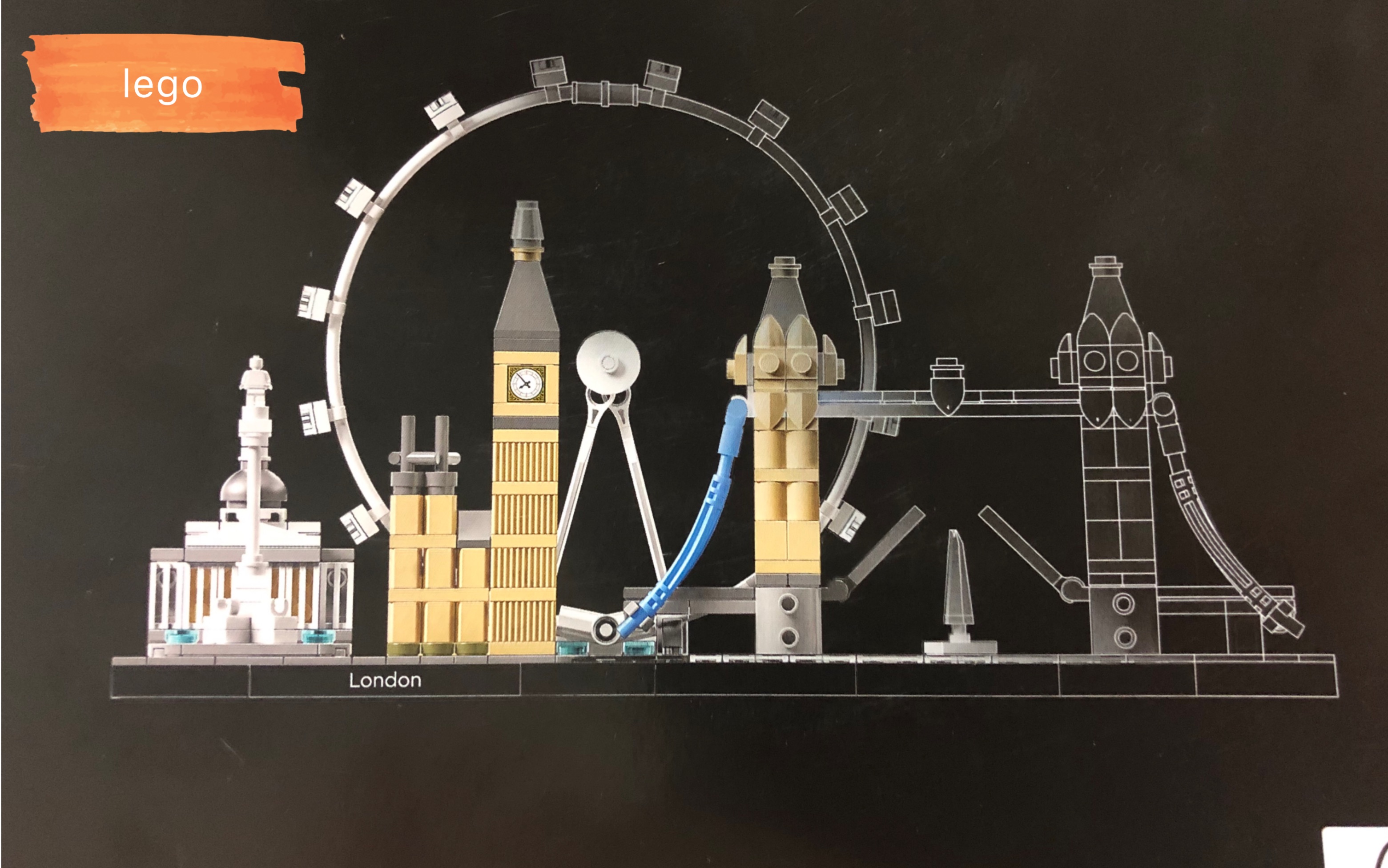 【玩具】伦敦天际线(乐高21034)【玩具】第一次玩乐高