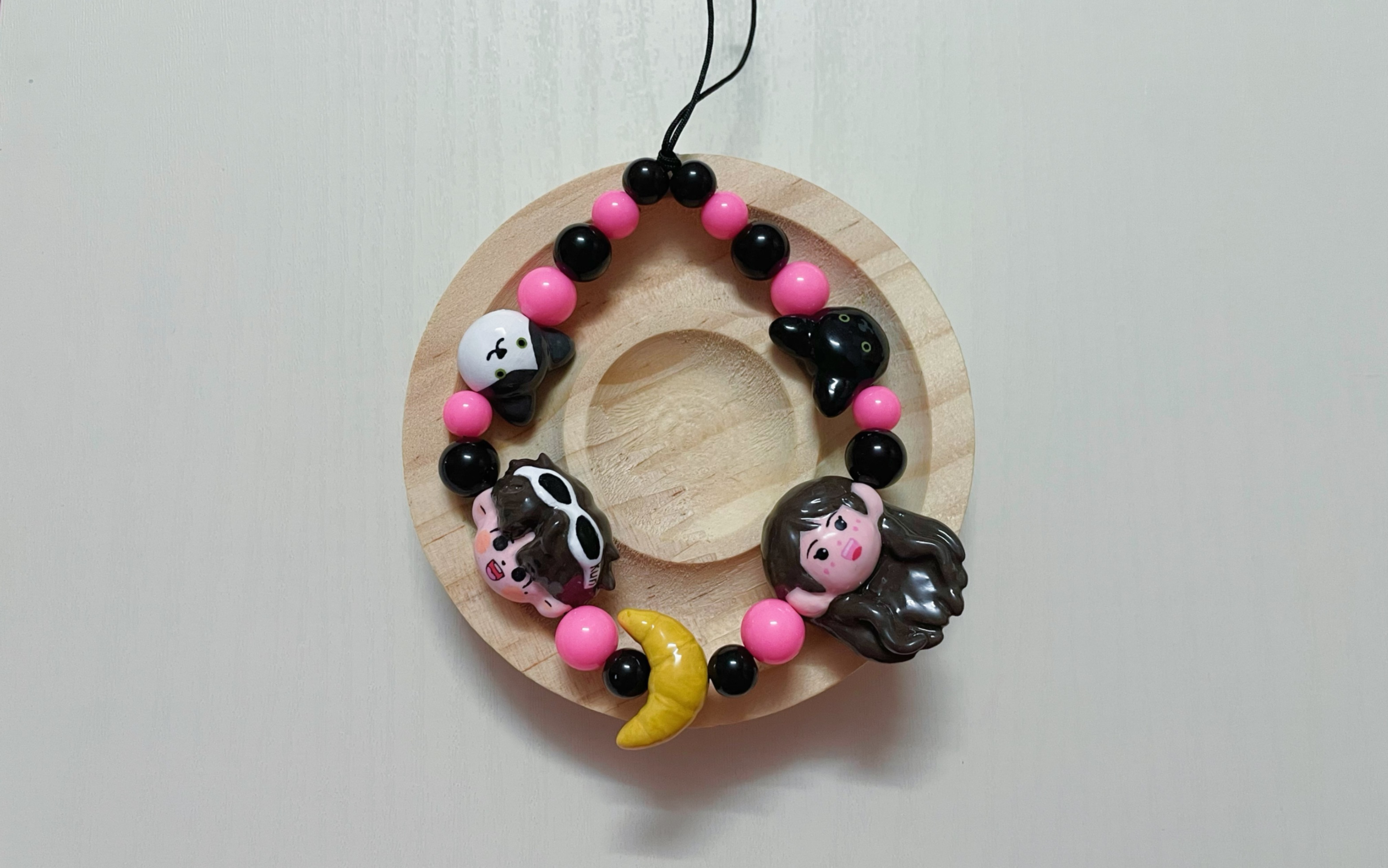 石塑粘土diy手机链盲盒