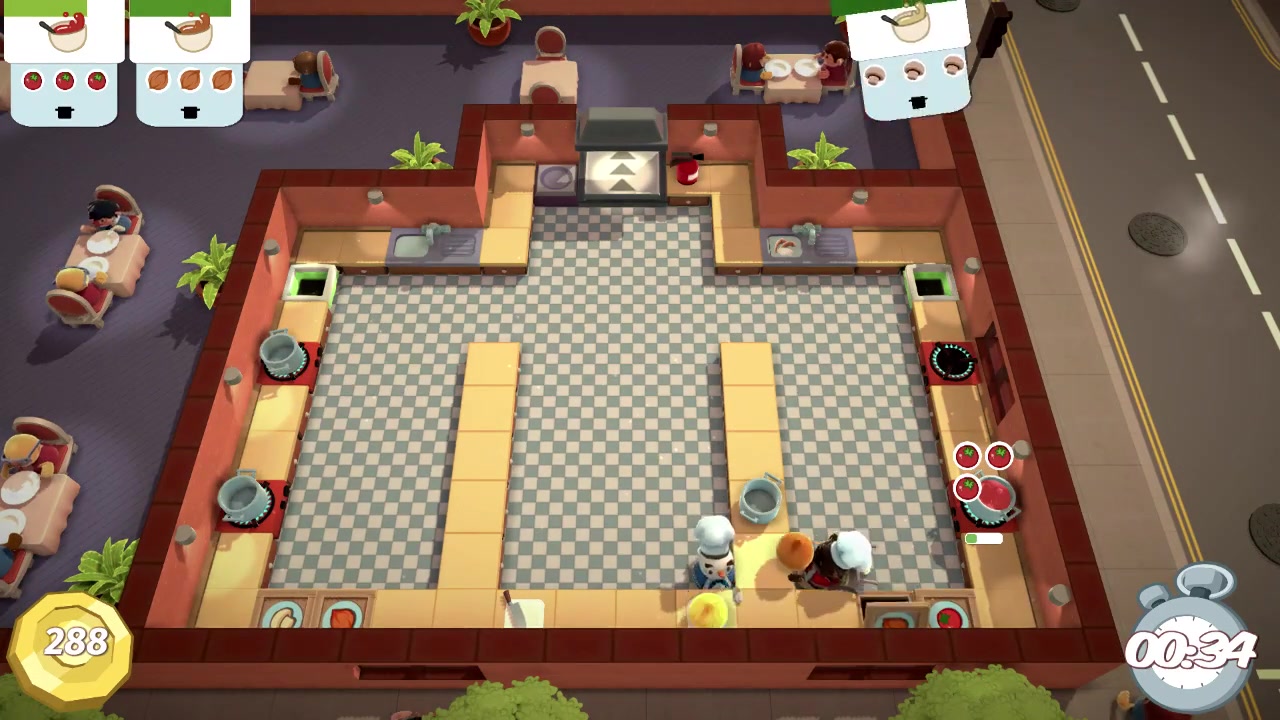 胡闹厨房1分手厨房22二人三星336overcooked