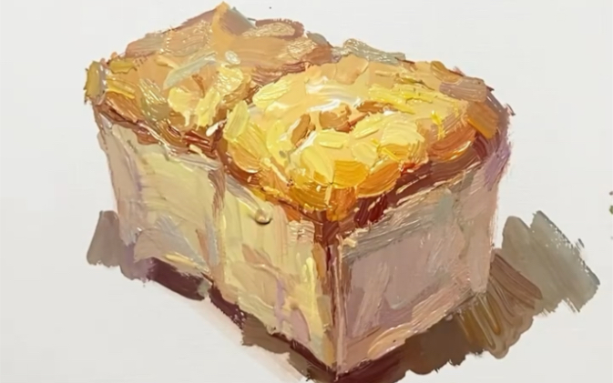 色彩静物,面包92详细调色干货6015关注我7515每天学习一点