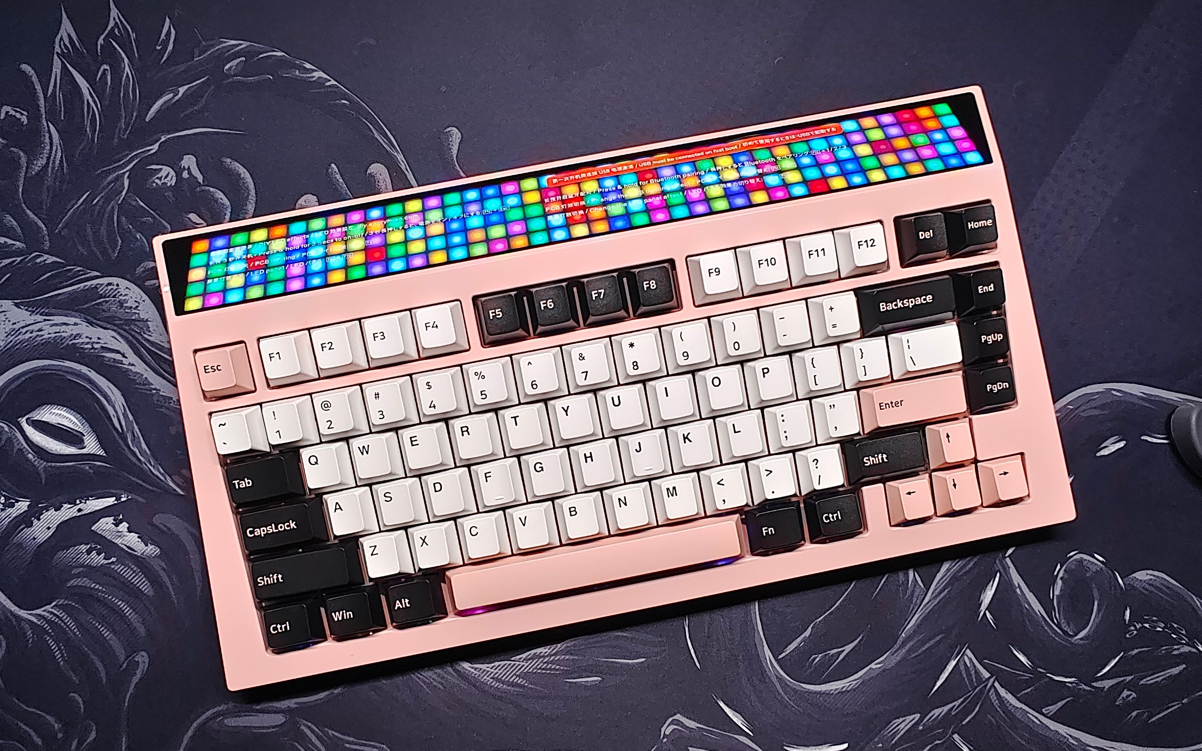 代组怒喵r3布达佩斯粉套件钨钢轴打字音