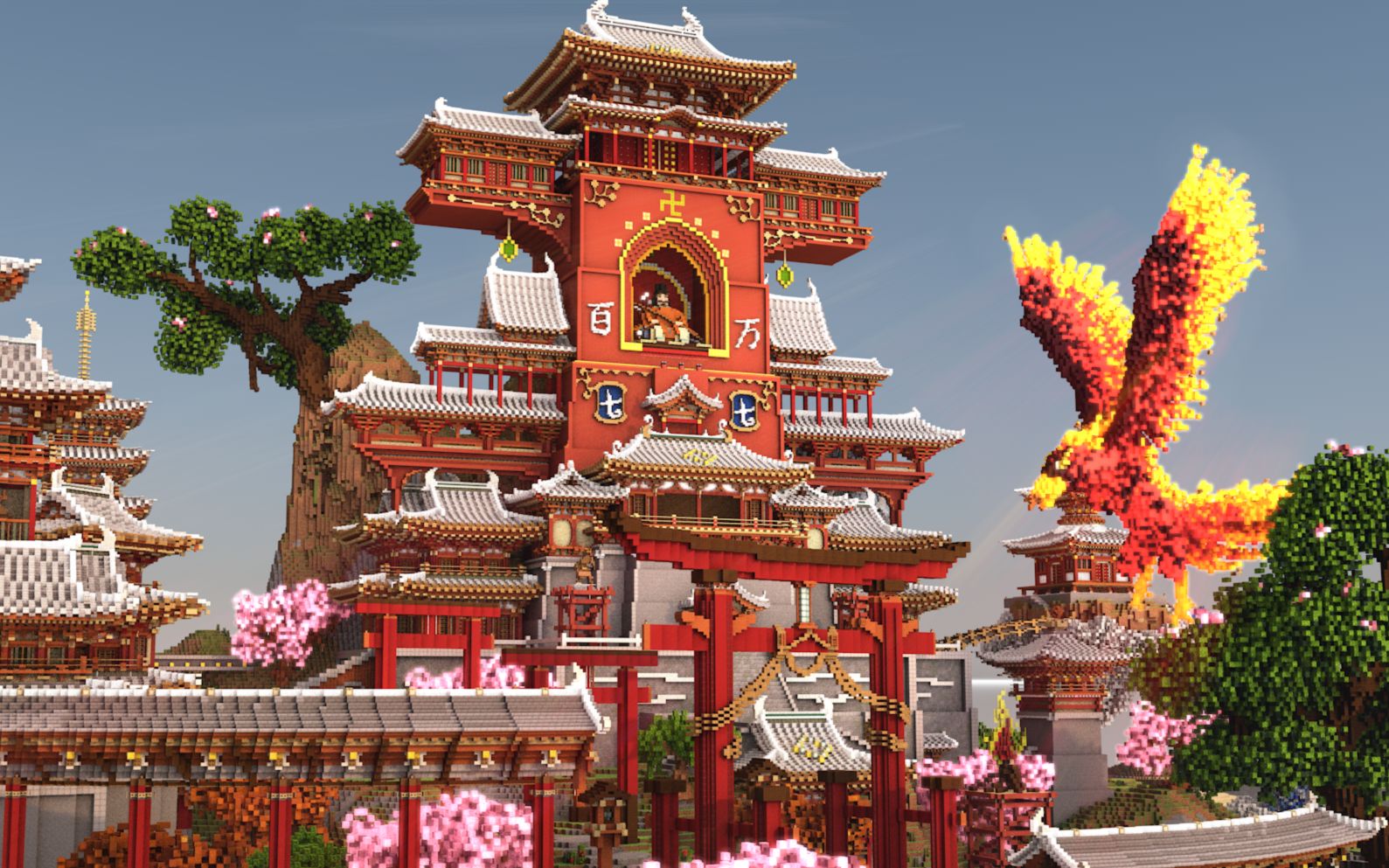 【Minecraft建筑展示】七百万的建筑是什么样子的_哔哩哔哩_bilibili