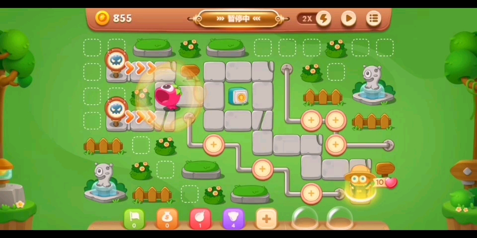 保卫萝卜3公园第32关_哔哩哔哩 (゜-゜)つロ 干杯~-bilibili