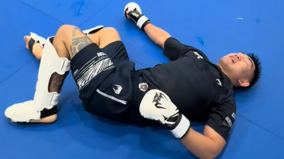 ufc宋亚东给韩国僵尸郑赞盛送茅台酒,然后学习交流