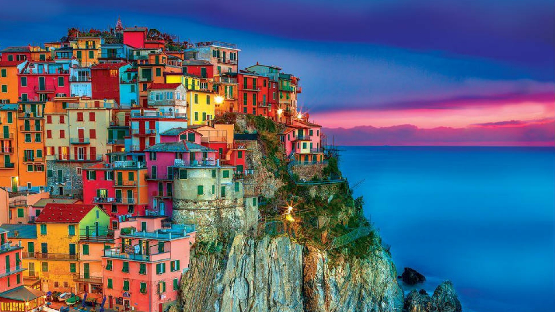 意大利五渔村,"好色"之徒必须种草的七彩调色板