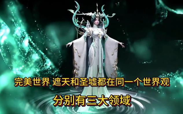 完美世界,遮天和圣墟都在同一个世界观,分别有三大领域