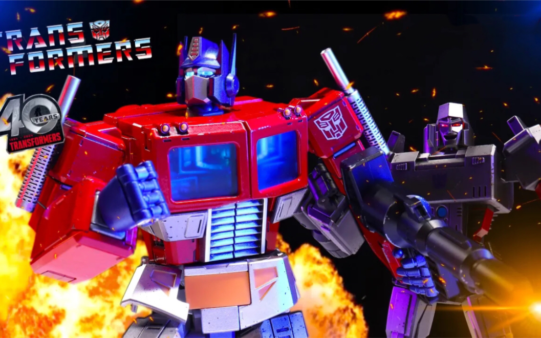 变形金刚 g1 擎天柱 vs 威震天 对决定格动画,来自lumaken studio