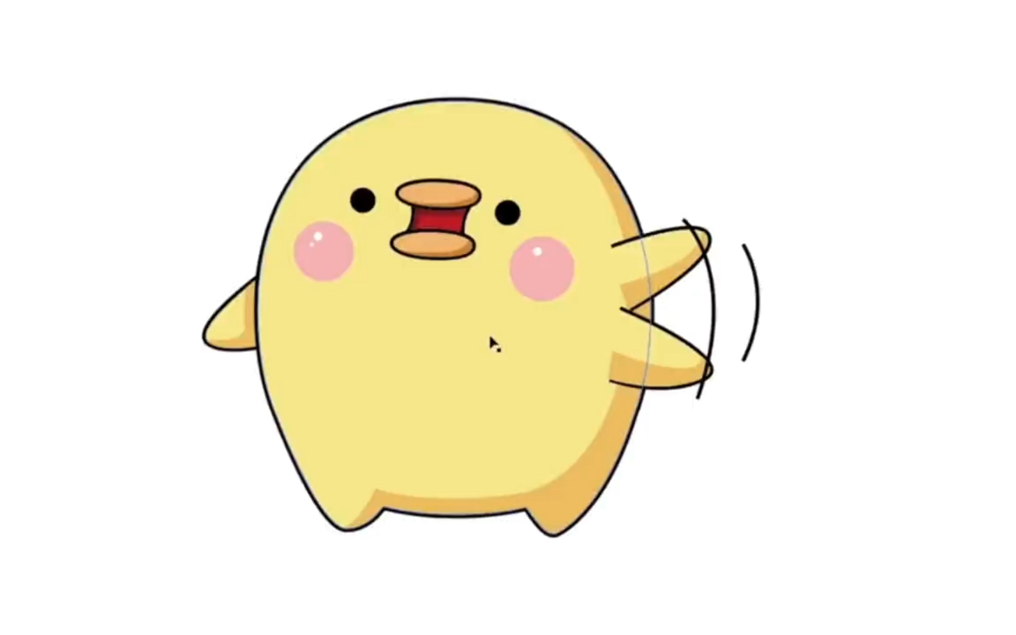 ai绘制卡通小鸡