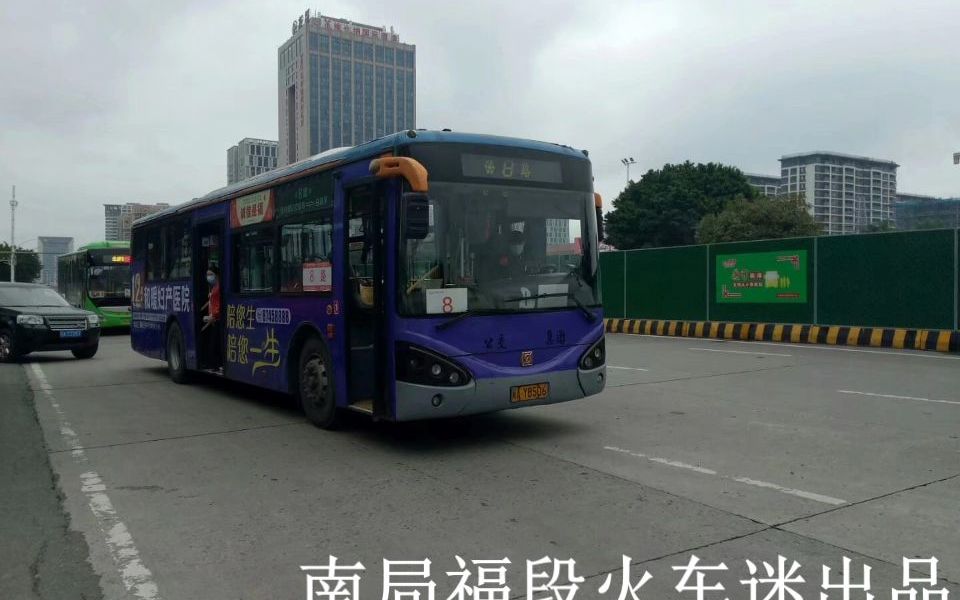 福州8路公交车图片合集