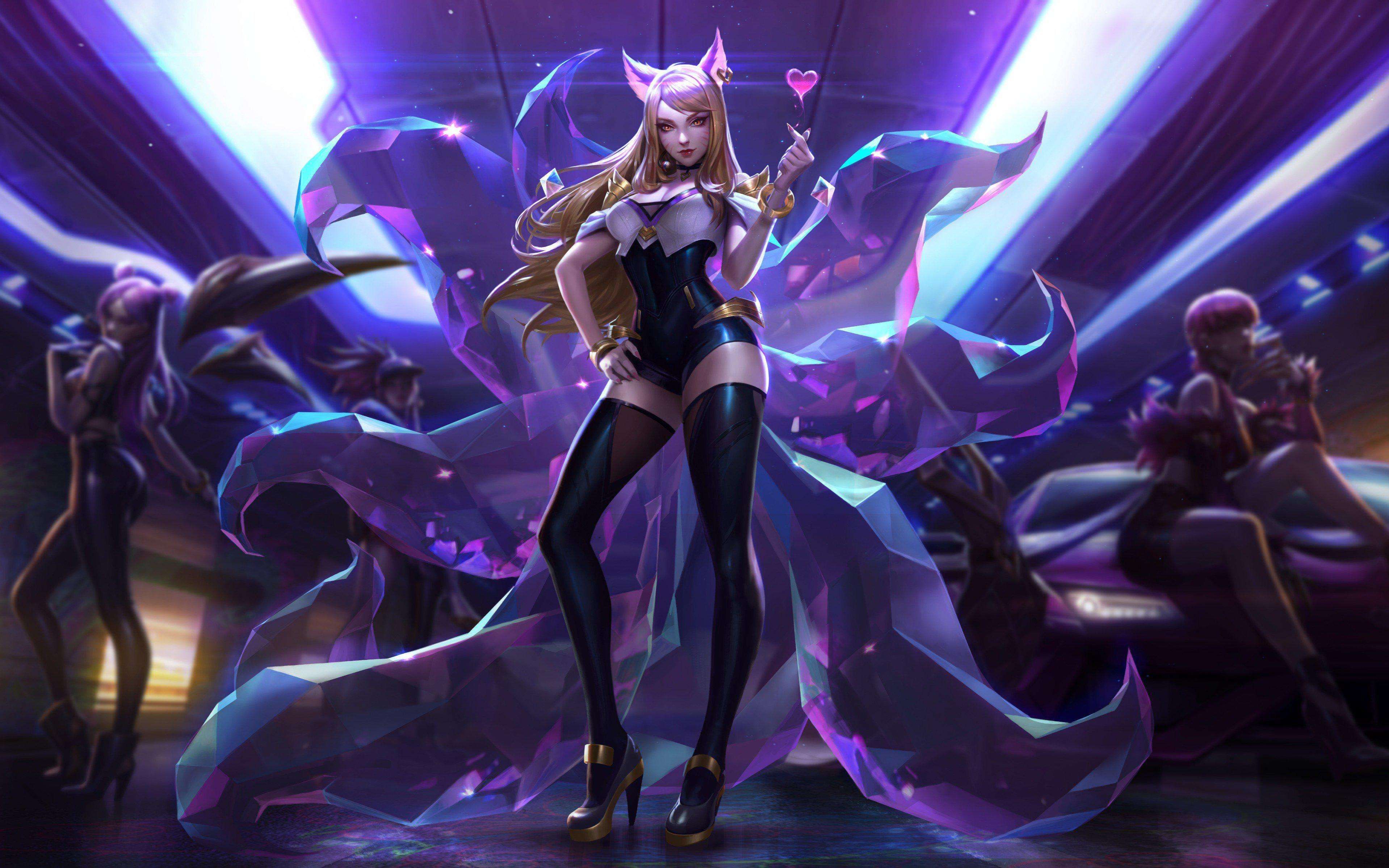 【3dmax基础】《英雄联盟》阿狸kda皮肤模型制作,想制作性感小姐姐