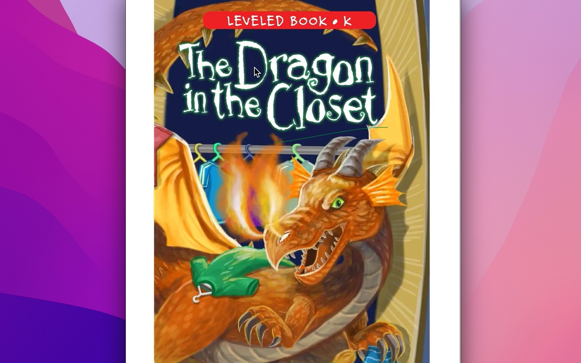 [图]绘本阅读 RAZ分级 Level K 42 The Dragon in the Closet