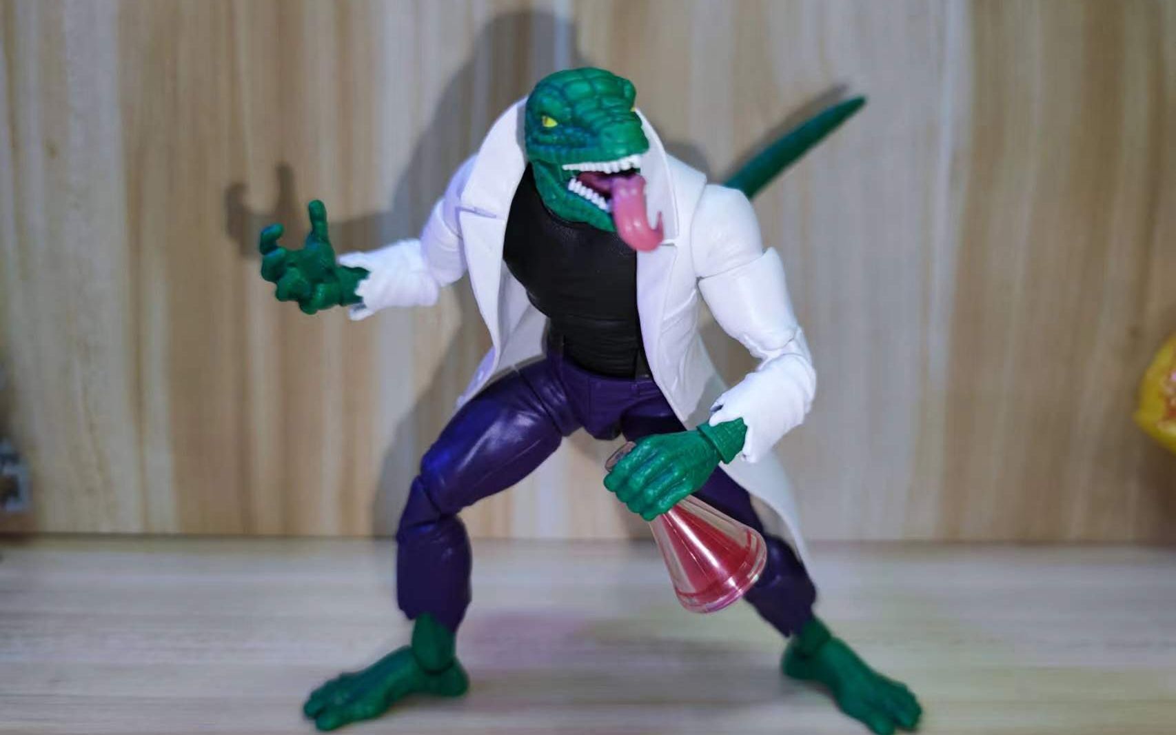 【神奇蜘蛛侠】漫威传奇 ml6寸可动 复古挂卡 蜥蜴教授